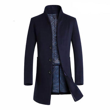 Ralph | Winter woolen long peacoat afbeelding 13
