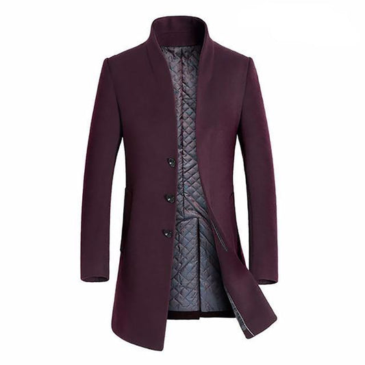 Ralph | Winter woolen long peacoat afbeelding 14