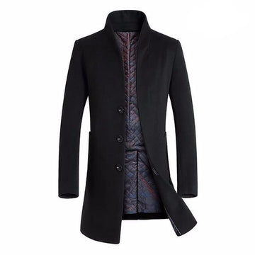 Ralph | Winter woolen long peacoat afbeelding 12