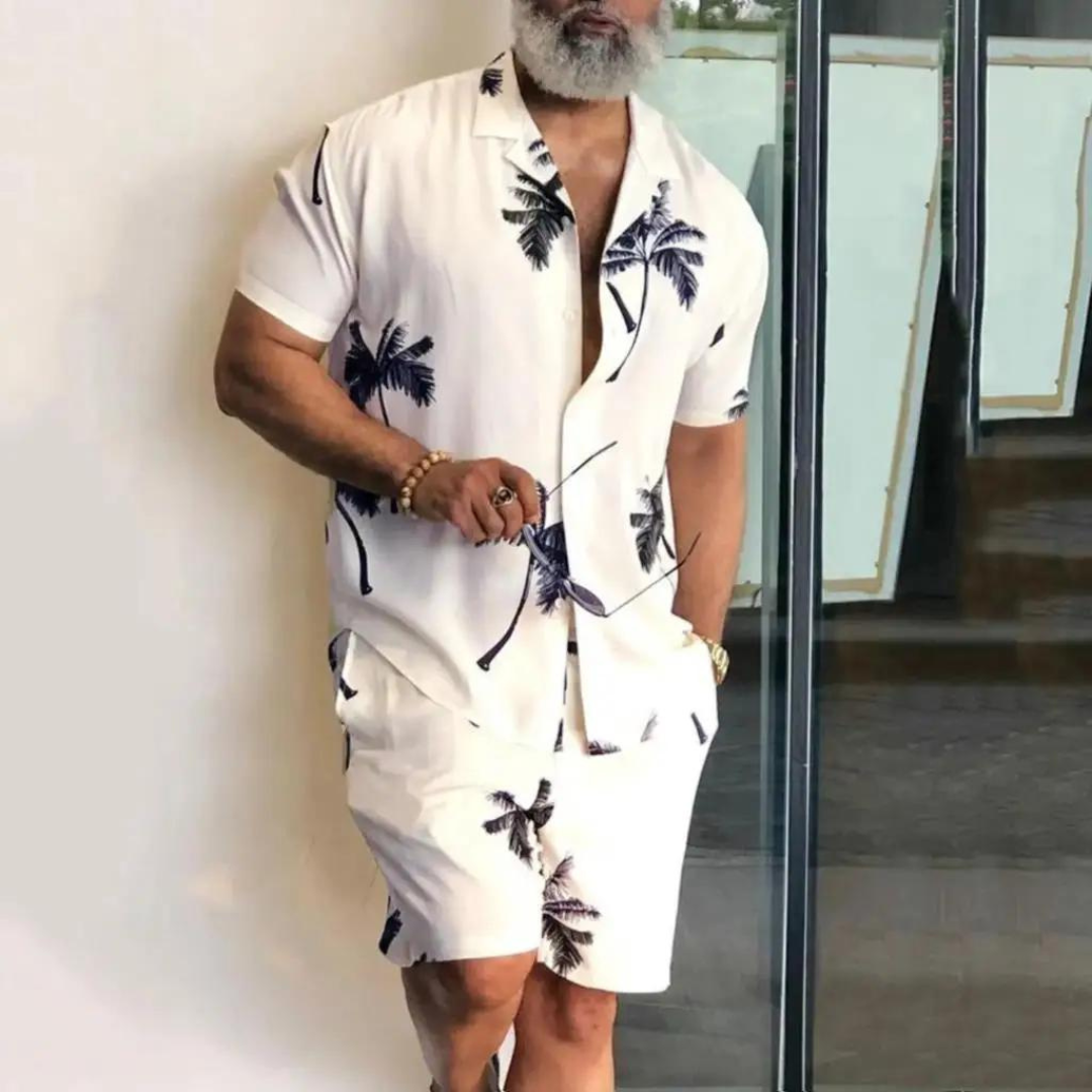 Zwart voor heren in Beach stijl ideaal voor de zomer.