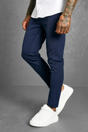 Jeroen | Casual herenjeans in verschillende kleuren in de kleur Blauw voor heren in stijl geschikt voor alle seizoenen.