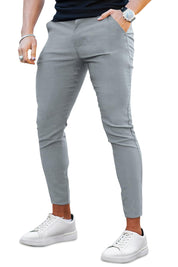 Jeroen | Casual herenjeans in verschillende kleuren in de kleur Grijs voor heren in stijl geschikt voor alle seizoenen.
