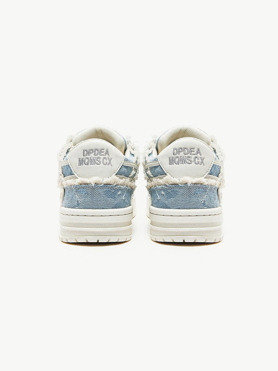 Joep | Robuuste heren sneakers met sterren in de kleur Blauw voor heren in Casual stijl geschikt voor alle seizoenen.