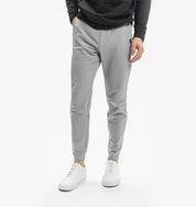 Johan | Winterse stretch broek in de kleur Lichtgrijs voor heren in stijl ideaal voor de winter