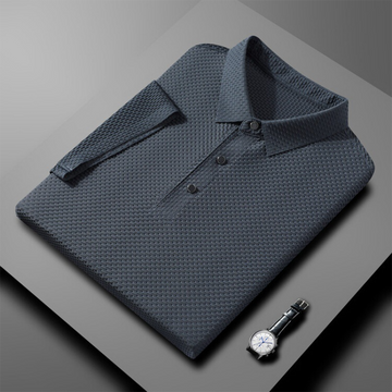 Jonny | Stijlvol Poloshirt in de kleur Grijs voor heren in Casual stijl geschikt voor alle seizoenen.