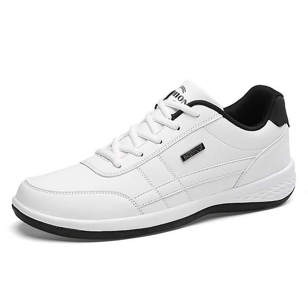 Joost | Ultralichte heren sneakers in de kleur Wit voor heren in Smart-casual stijl geschikt voor alle seizoenen.