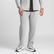 Jørgen | Geribbelde katoenen pantalon in de kleur Grijs voor heren in Streetwear stijl geschikt voor alle seizoenen.