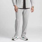 Jørgen | Geribbelde katoenen pantalon in de kleur Grijs voor heren in Streetwear stijl geschikt voor alle seizoenen.