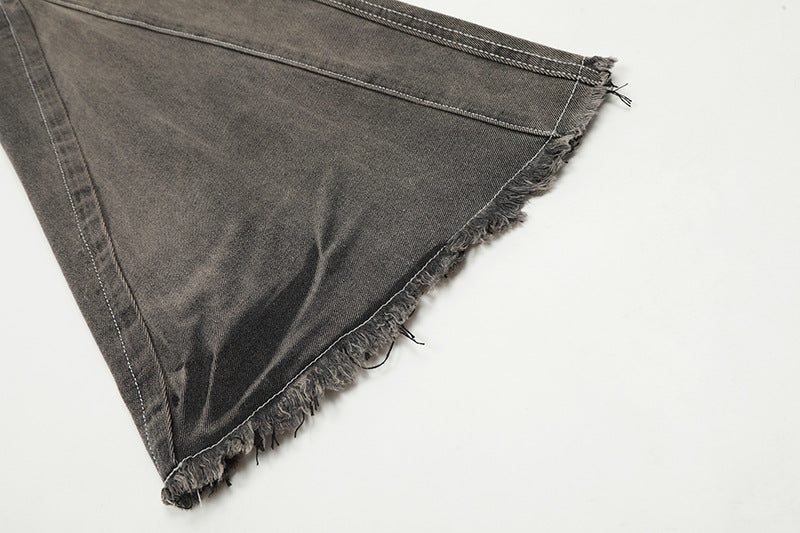 Josephine | Vintage uitlopende denim jeans voor vrouwen in de kleur Zwart voor dames in Heritage stijl geschikt voor alle seizoenen.