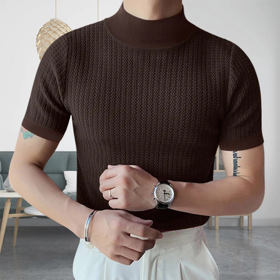 Jovanny | Trendy herenoverhemd in de kleur Bruin voor heren in Casual stijl ideaal voor de herfst.