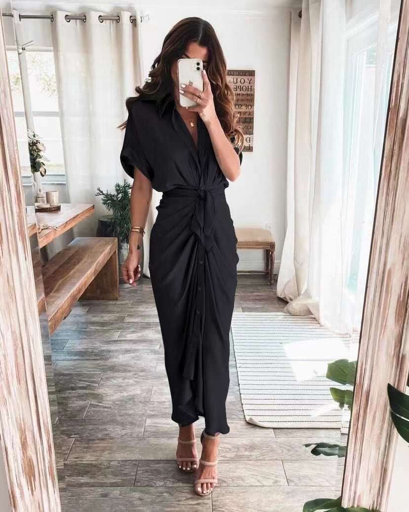 Julia | Stijlvolle avondjurk in de kleur Goud voor dames in Party stijl ideaal voor de zomer.