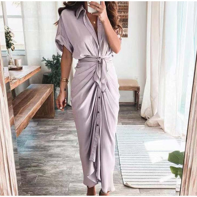 Julia | Stijlvolle avondjurk in de kleur Lila voor dames in Party stijl ideaal voor de zomer.