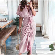 Julia | Stijlvolle avondjurk in de kleur Roze voor dames in Party stijl ideaal voor de zomer.