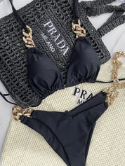 Julitta bikini | Stijlvol & sexy in de kleur Zwart voor dames in Beach stijl ideaal voor de zomer.