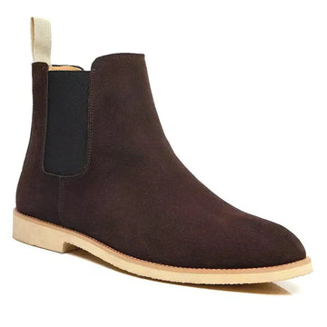 Jur | Klassieke Chelsea laarzen in de kleur Bruin voor heren in Heritage stijl ideaal voor de herfst.