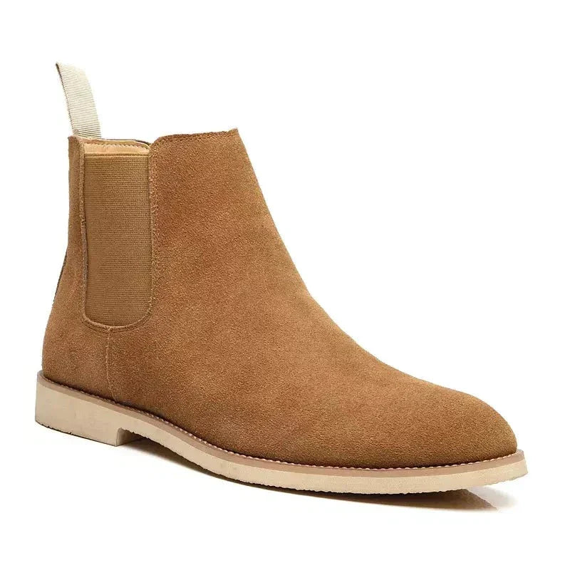 Jur | Klassieke Chelsea laarzen in de kleur Caramel voor heren in Heritage stijl ideaal voor de herfst.