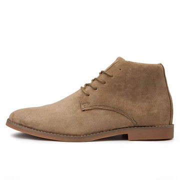 Jurre | Heren veter enkelboots in de kleur Khaki voor heren in stijl ideaal voor de herfst.