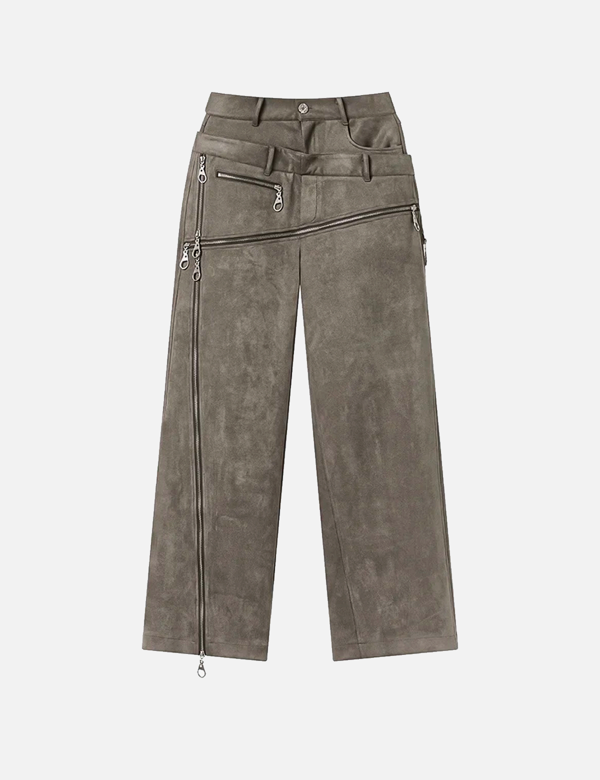 Karl | Designer Jeans met Vintage Wassing in de kleur Koffie voor heren in stijl ideaal voor de herfst.