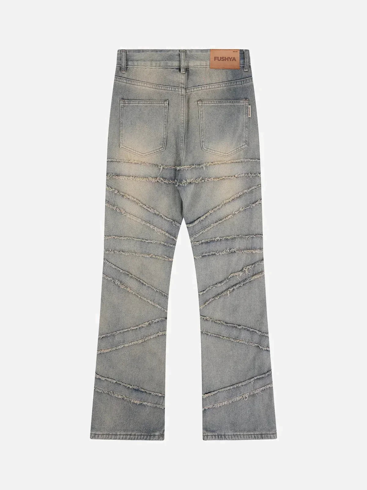 Keyn | Jeans met franjes voor heren in de kleur Grijs voor heren in stijl geschikt voor alle seizoenen.