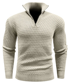 Zip-up trui met turtle