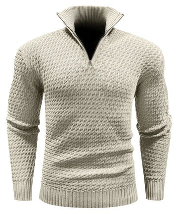 Zip-up trui met turtle
