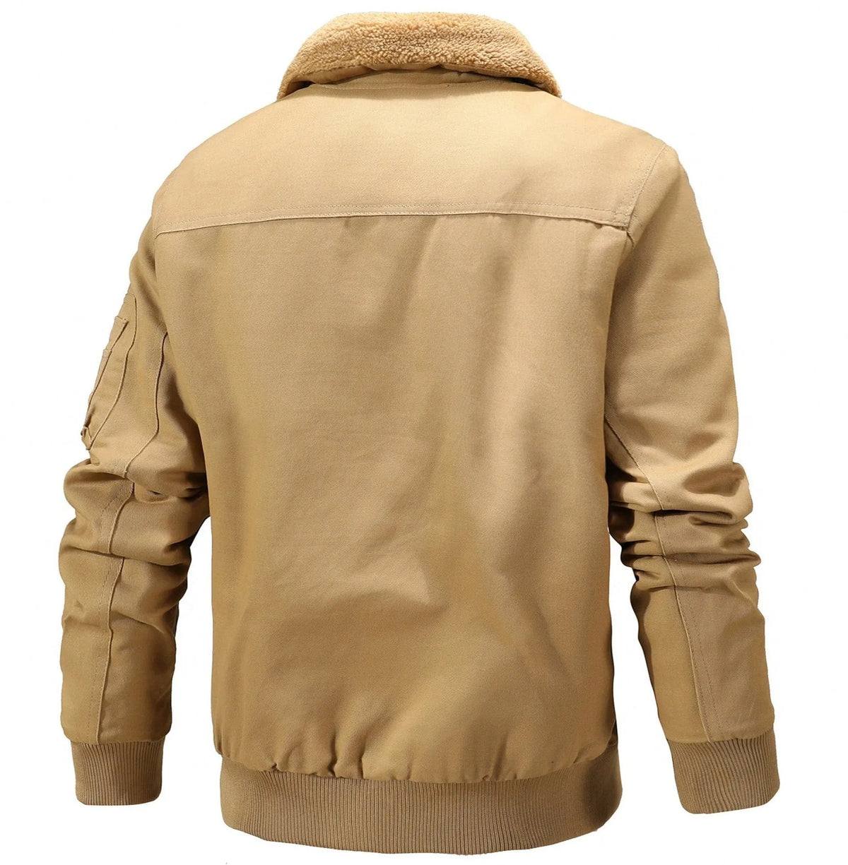 Bomberjack met shearling kraag