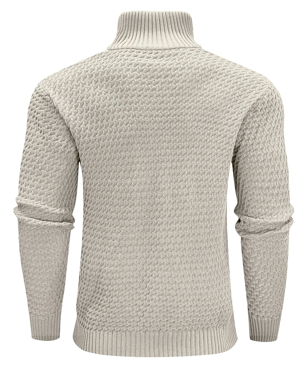 Zip-up trui met turtle