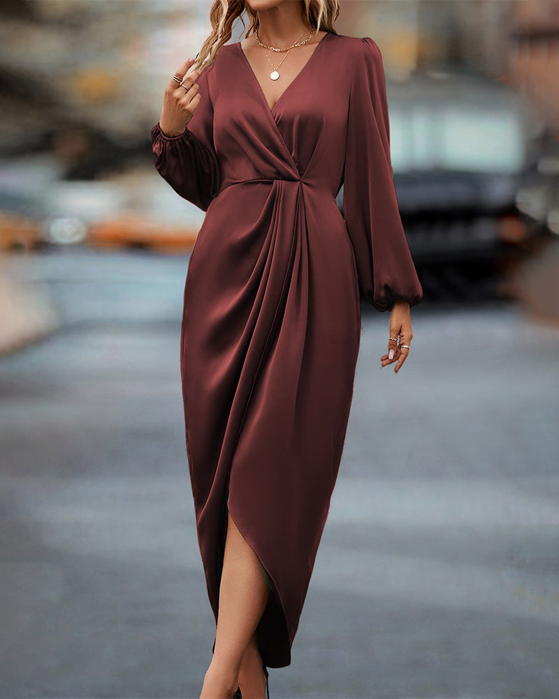 kim-elegante-jurk-met-lantaarnmouwen-en-v-hals-deqalli-2.jpg
