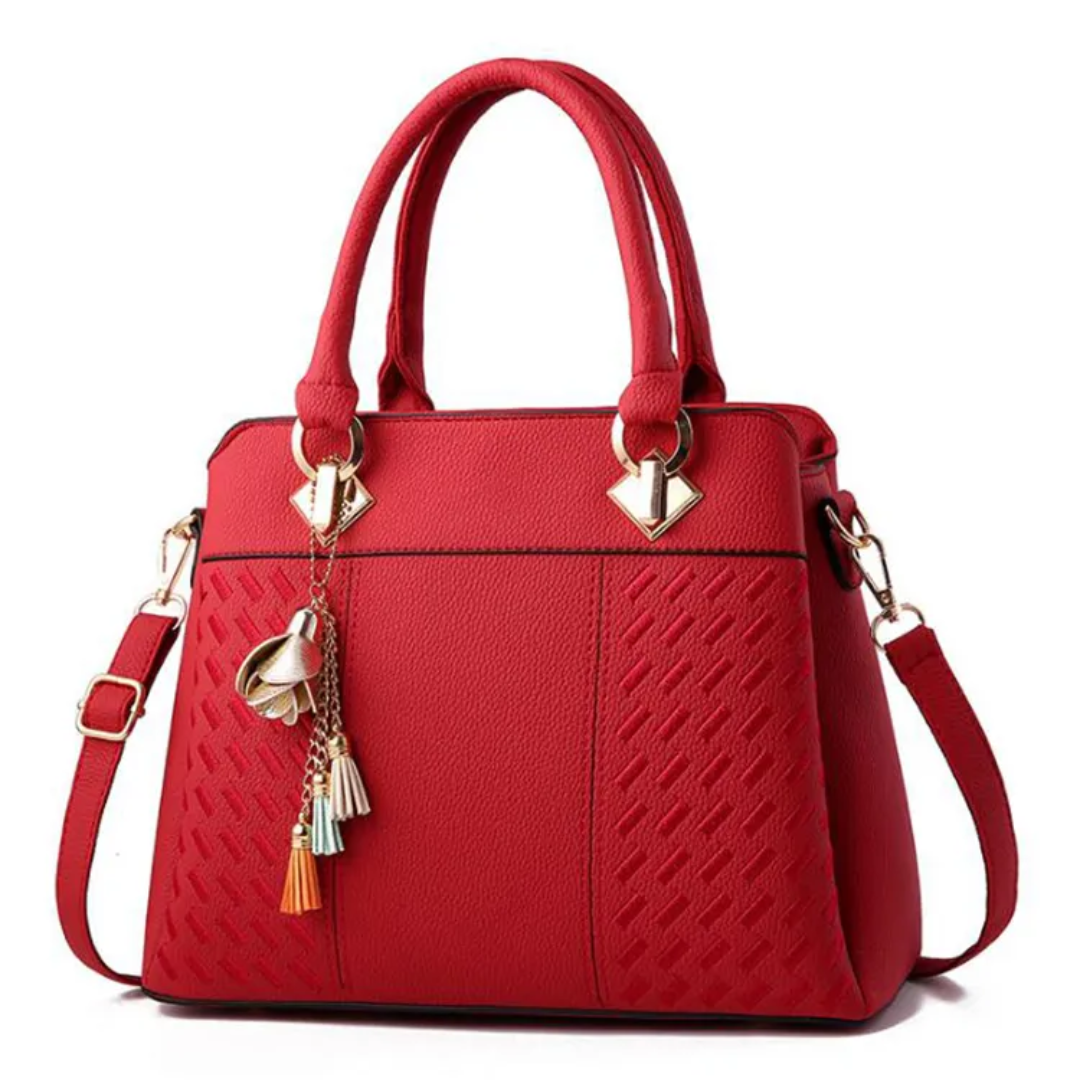 Klaire Crossbody Tas | Charmant & Trendy in de kleur Wijnrood voor dames in stijl geschikt voor alle seizoenen.