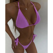 Lara | Sexy & trendy bikini in de kleur Paars voor dames in Beach stijl ideaal voor de zomer.