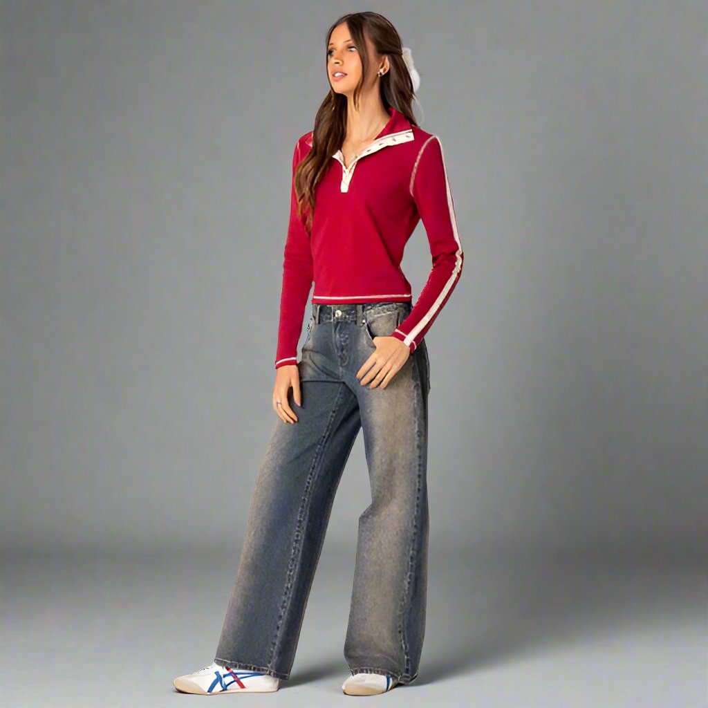Lara | Trendy & Comfortabele Stretch Denim Low-rise Jeans