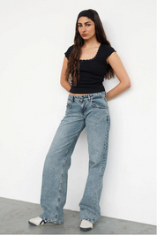 Lara | Trendy & Comfortabele Stretch Denim Low-rise Jeans