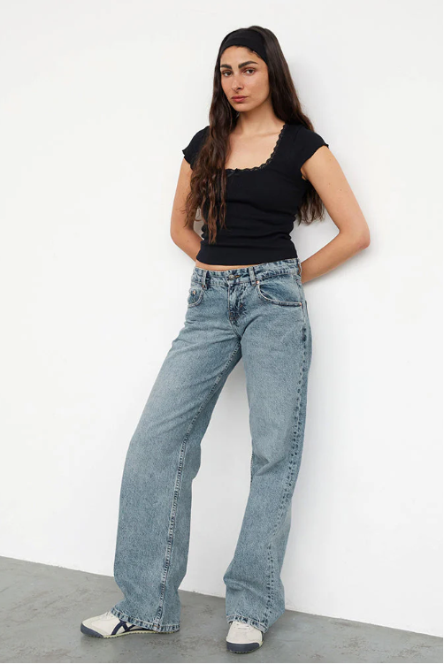 Lara | Trendy & Comfortabele Stretch Denim Low-rise Jeans