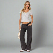 Lara | Trendy & Comfortabele Stretch Denim Low-rise Jeans
