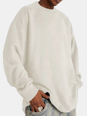 Lars | Heren pullover van kasjmier in de kleur Beige voor heren in Heritage stijl ideaal voor de herfst.