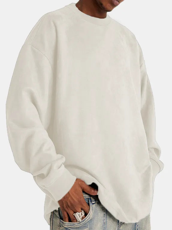 Lars | Heren pullover van kasjmier in de kleur Beige voor heren in Heritage stijl ideaal voor de herfst.
