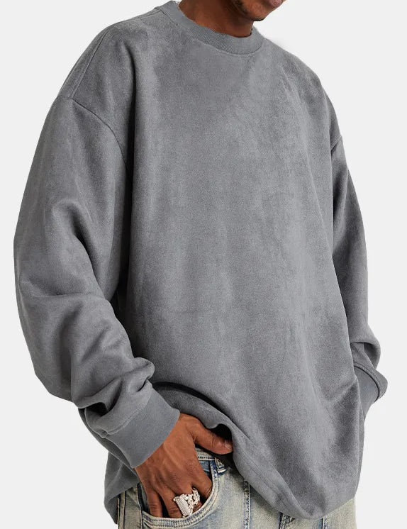 Lars | Heren pullover van kasjmier in de kleur Grijs voor heren in Heritage stijl ideaal voor de herfst.