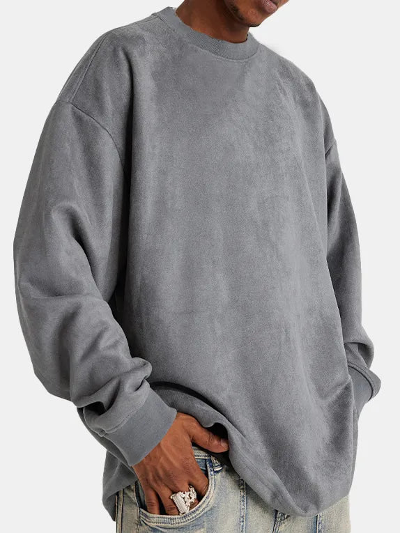 Lars | Heren pullover van kasjmier in de kleur Grijs voor heren in Heritage stijl ideaal voor de herfst.