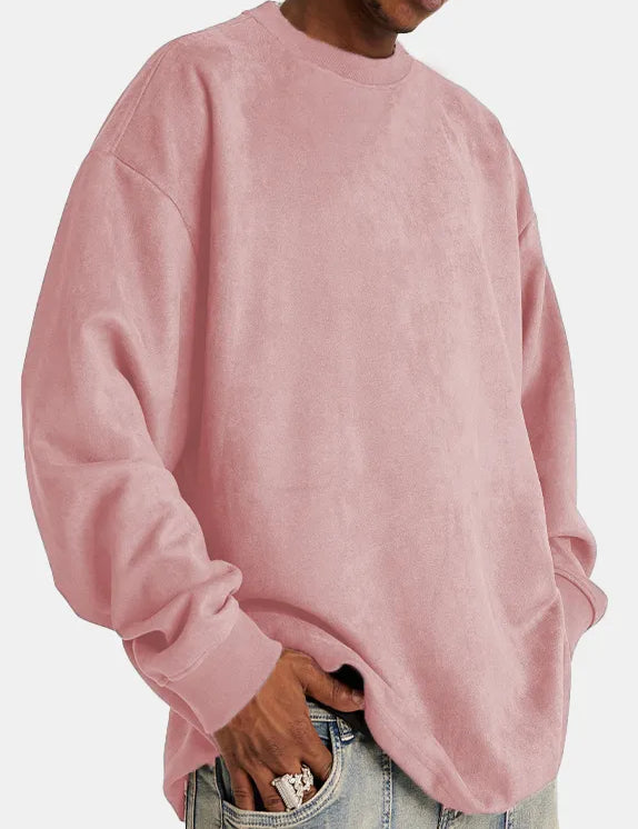 Lars | Heren pullover van kasjmier in de kleur Roze voor heren in Heritage stijl ideaal voor de herfst.