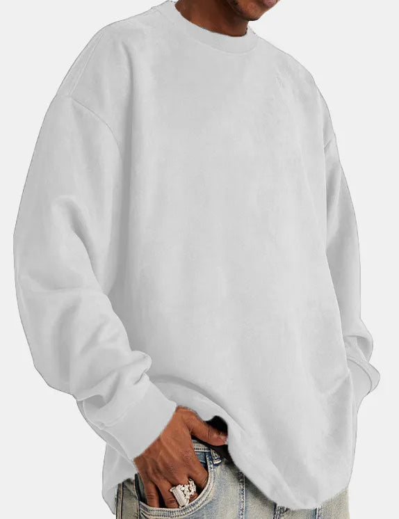 Lars | Heren pullover van kasjmier in de kleur Wit voor heren in Heritage stijl ideaal voor de herfst.