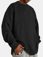 Lars | Heren pullover van kasjmier in de kleur Zwart voor heren in Heritage stijl ideaal voor de herfst.