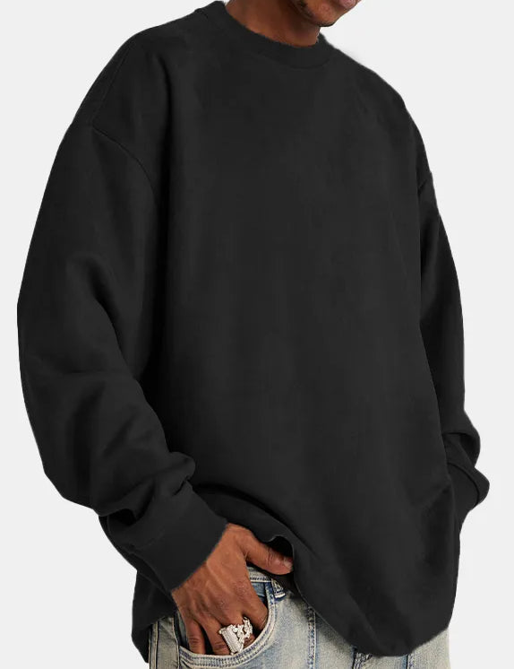 Lars | Heren pullover van kasjmier in de kleur Zwart voor heren in Heritage stijl ideaal voor de herfst.