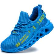 Lars | Lichtgewicht veiligheidsschoenen in werkstijl in de kleur Blauw voor heren in stijl geschikt voor alle seizoenen.