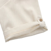 Lars | Linnen polo in de kleur Beige voor in stijl ideaal voor de zomer.