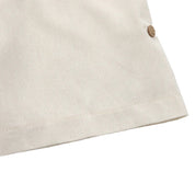 Lars | Linnen polo in de kleur Beige voor in stijl ideaal voor de zomer.