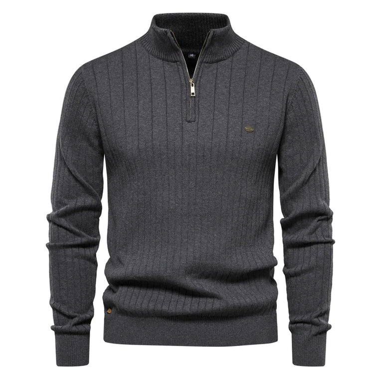 Aiopeson | Nieuwe Herfst Trui met Rits voor Heren afbeelding 8
