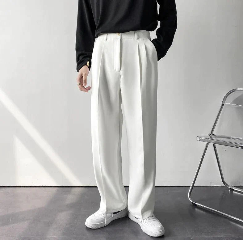 Lars | Stijlvolle Paris pantalon in de kleur Zwart voor heren in Formal stijl geschikt voor alle seizoenen.