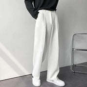 Lars | Stijlvolle Paris pantalon in de kleur Zwart voor heren in Formal stijl geschikt voor alle seizoenen.