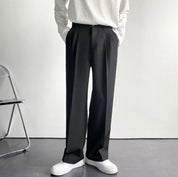Lars | Stijlvolle Paris pantalon in de kleur Zwart voor heren in Formal stijl geschikt voor alle seizoenen.
