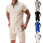 Lennaert | Luxe zomer set in de kleur Beige voor heren in Beach stijl ideaal voor de zomer.